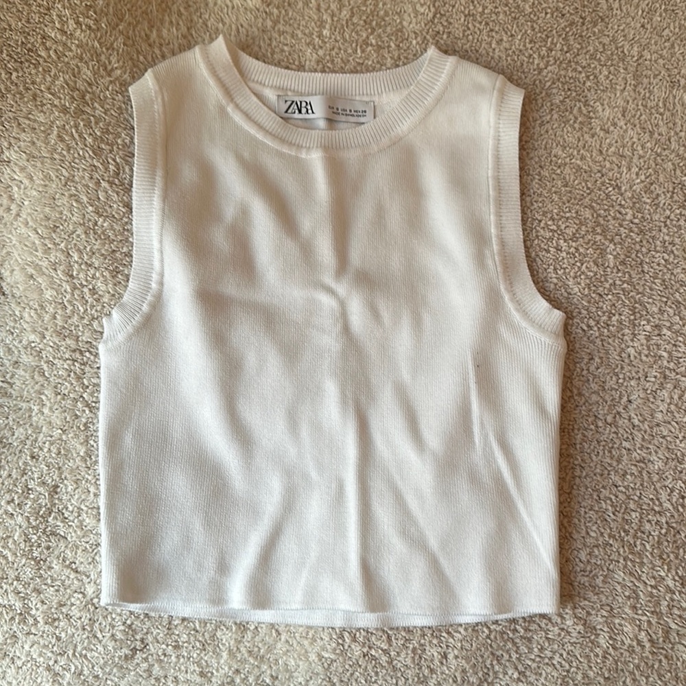 WOMENS ZARA KNIT TANK TOP